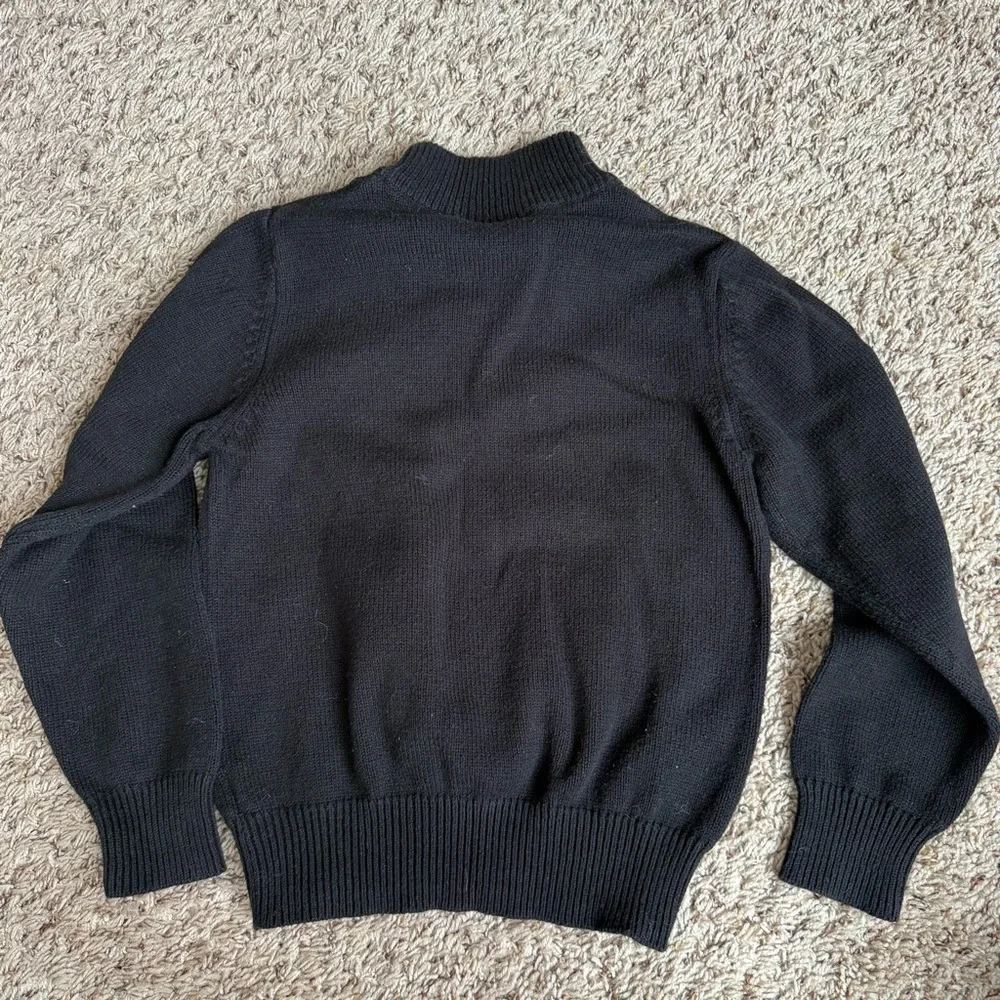 The Children’s Place black 1/2 zip sweater Small 5/6